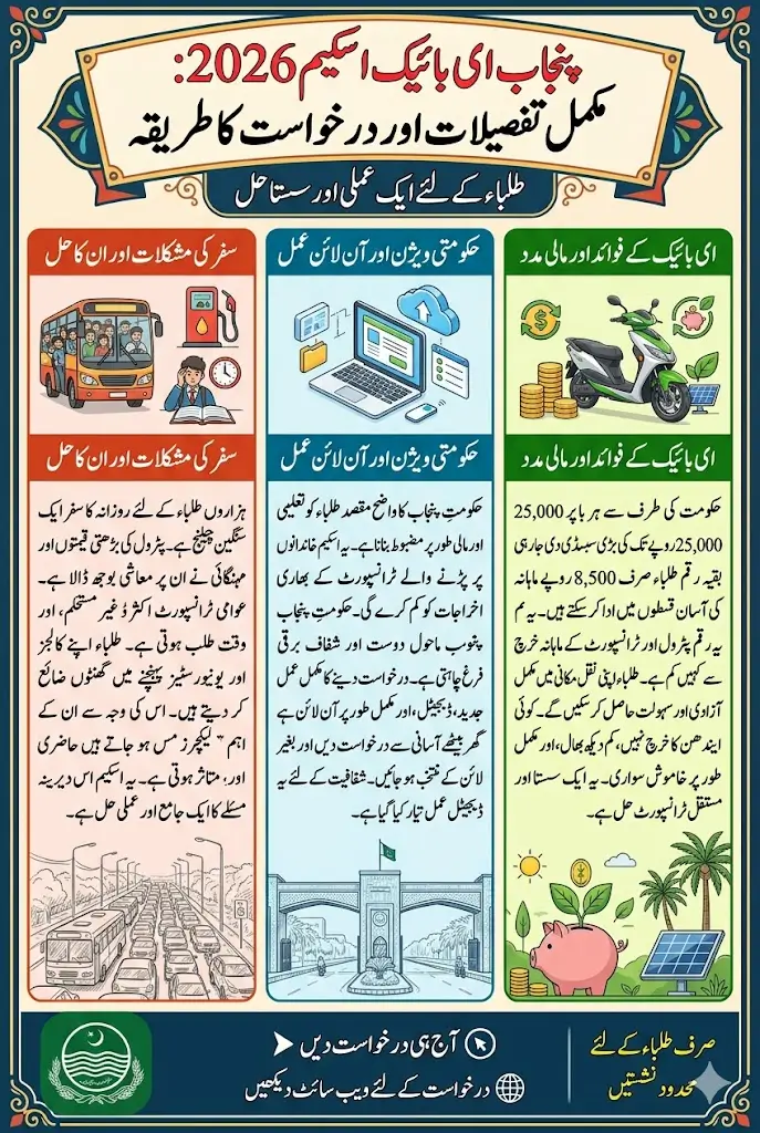 Punjab E-Bike Scheme 2026 Get On Easy Installment Plan Full Details