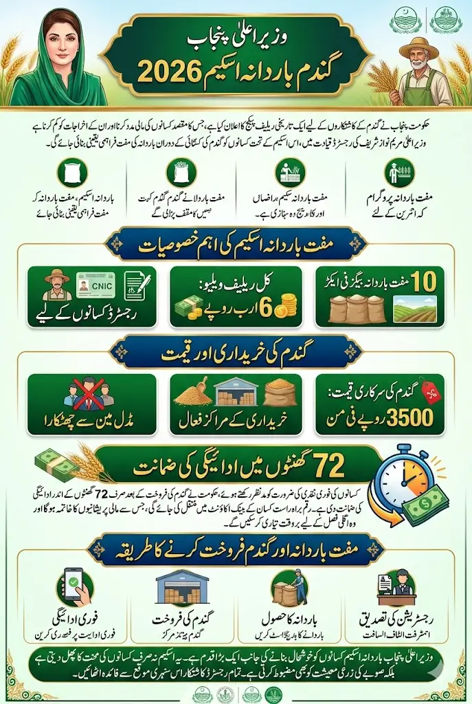 CM Punjab Announces 10 Muft Bardana Bags Program Per Acre For Farmers - Know Complete Detail