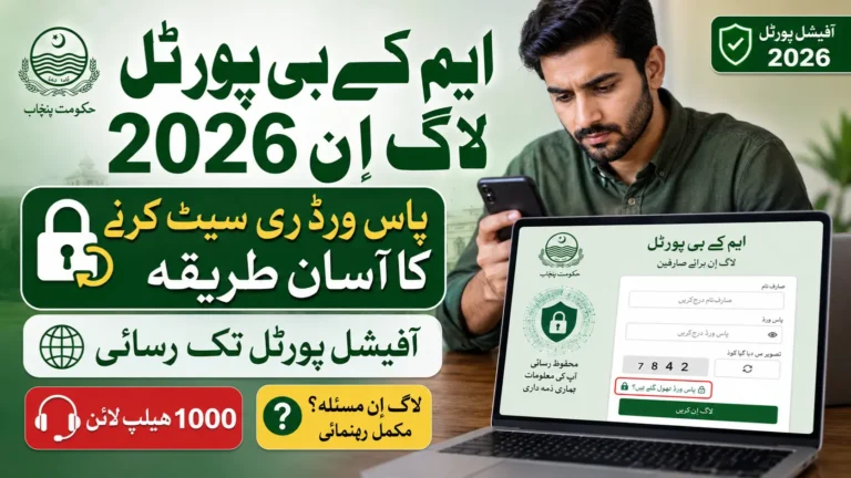 MKB Punjab Gov Pk Login 2026 - How to Reset Password & Access the Official Portal